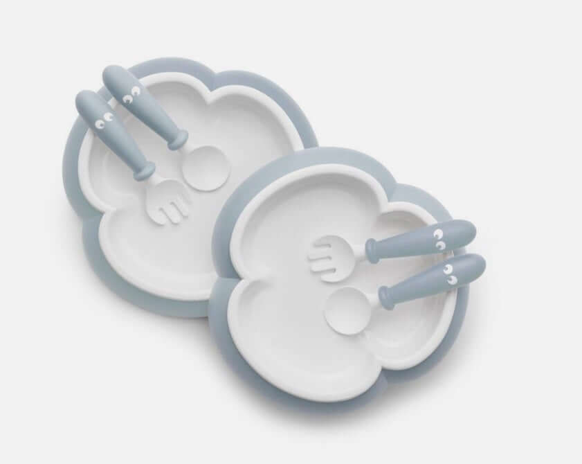 Baby Plate, Spoon and Fork, 2 sets 2 sets,Baby Plate,issues,Spoon and Fork