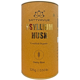 Sattvayur Organic Psyllium Husk 225g – Soluble Fibre for Gut & Digestive Health