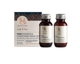 Holistic Pure Shampoo and Conditioner 50ml Travel Set Aids Styling,benefits of hair,Chemically treated hair,Colour Protect Shampoo,colour retention,Coloured hair,Conditions and Combats frizz,Curly hair,Damaged hair,dehydrated hair,Directions for U,dry hai