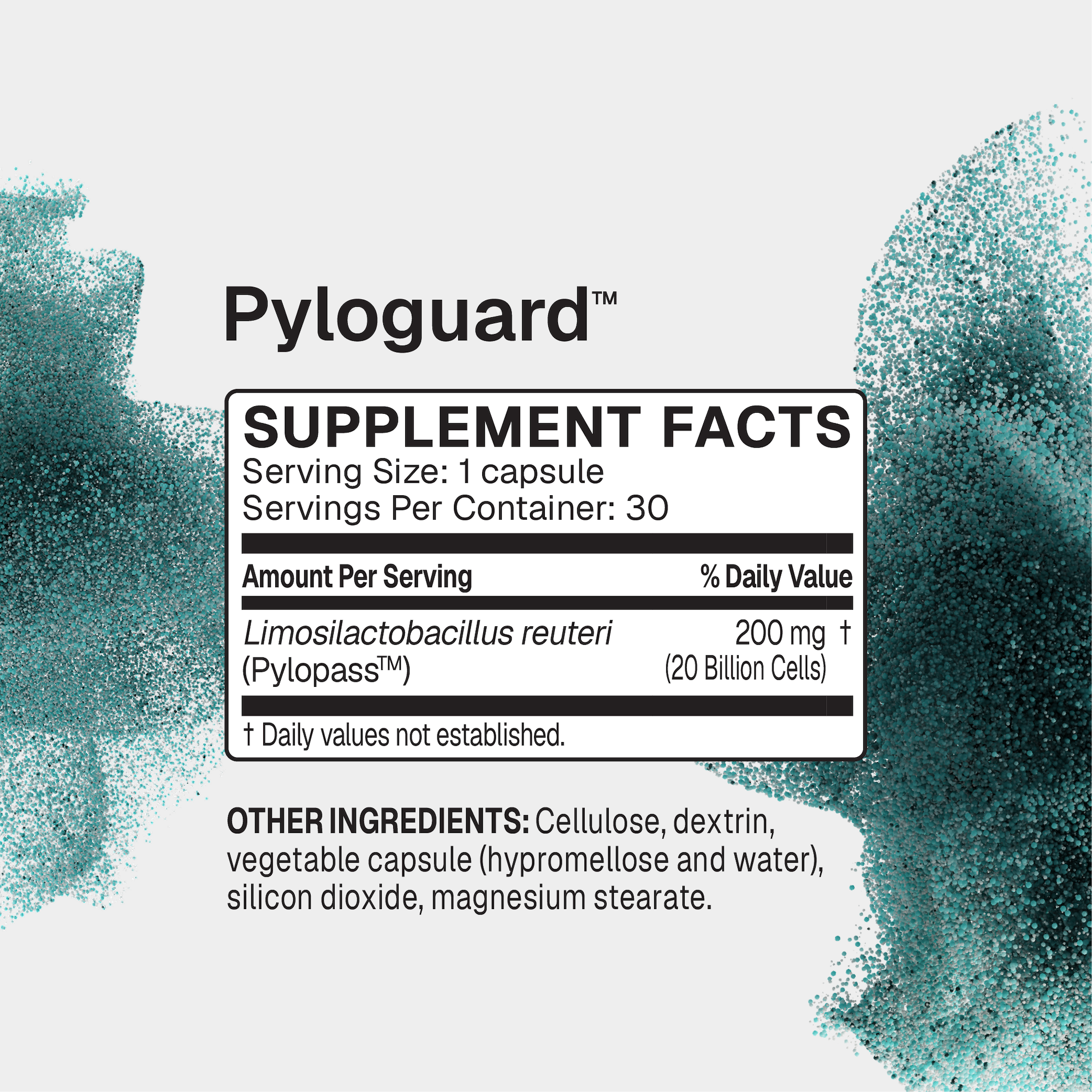Microbiome Labs PyloGuard 30 Capsules supplement facts