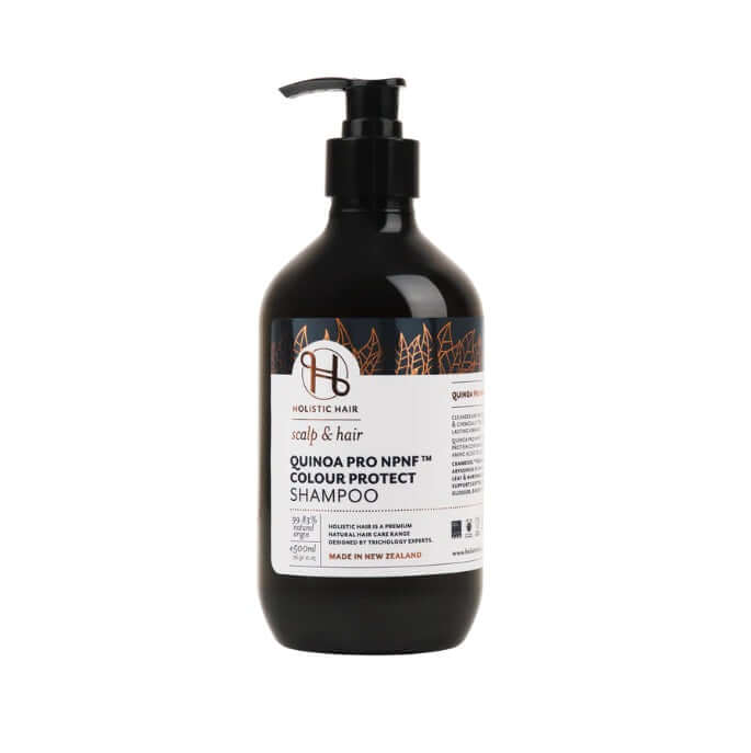 Holistic Quinoa Pro NPNF™ Colour Protect Shampoo Aids Styling,benefits of hair,Chemically treated hair,Colour Protect Shampoo,colour retention,Coloured hair,Conditions and Combats frizz,Curly hair,Damaged hair,dehydrated hair,Directions for U,dry hair,dry