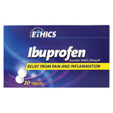 Ethics Ibuprofen Tablets 200mg 20 Pack