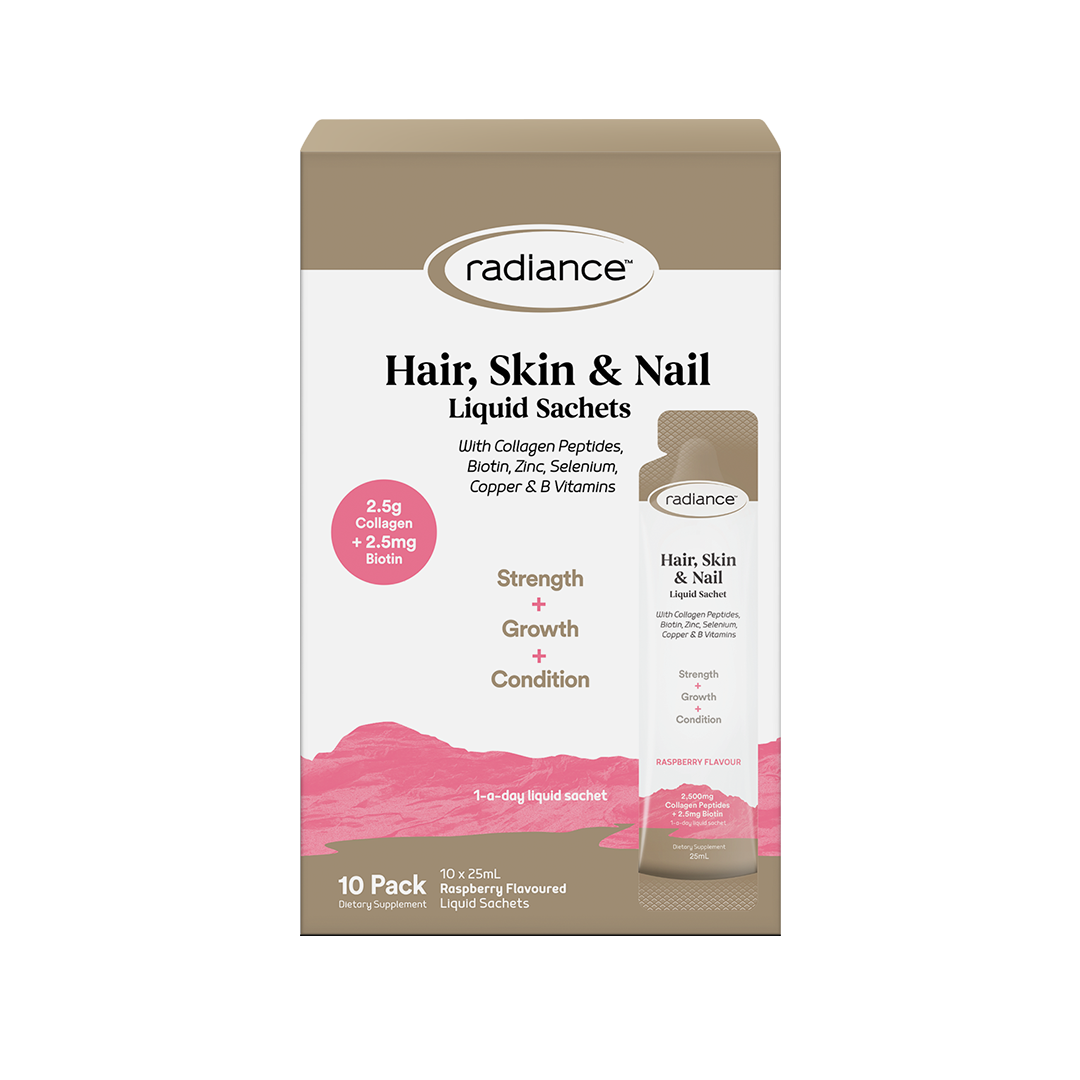 Radiance Hair, Skin & Nail Liquid Sachets 10x25ml