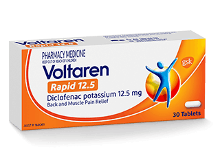 Voltaren Rapid 12.5mg 30 tablets