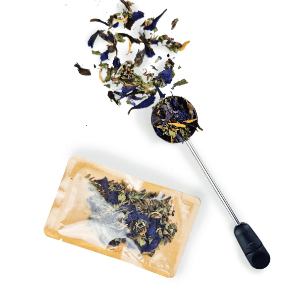 MagicT Just Relax 20g antioxidant,antioxidant blend,CALM BODY AND MIND RELAXATION,Cardamom,Chamomile,Cinnamon,Digestive support,dried ginger root,Easy Digest tea,feeling calm,feeling calm and happy,Ginger,Ginger and Cinnamon,google,gorgeous purple flowers