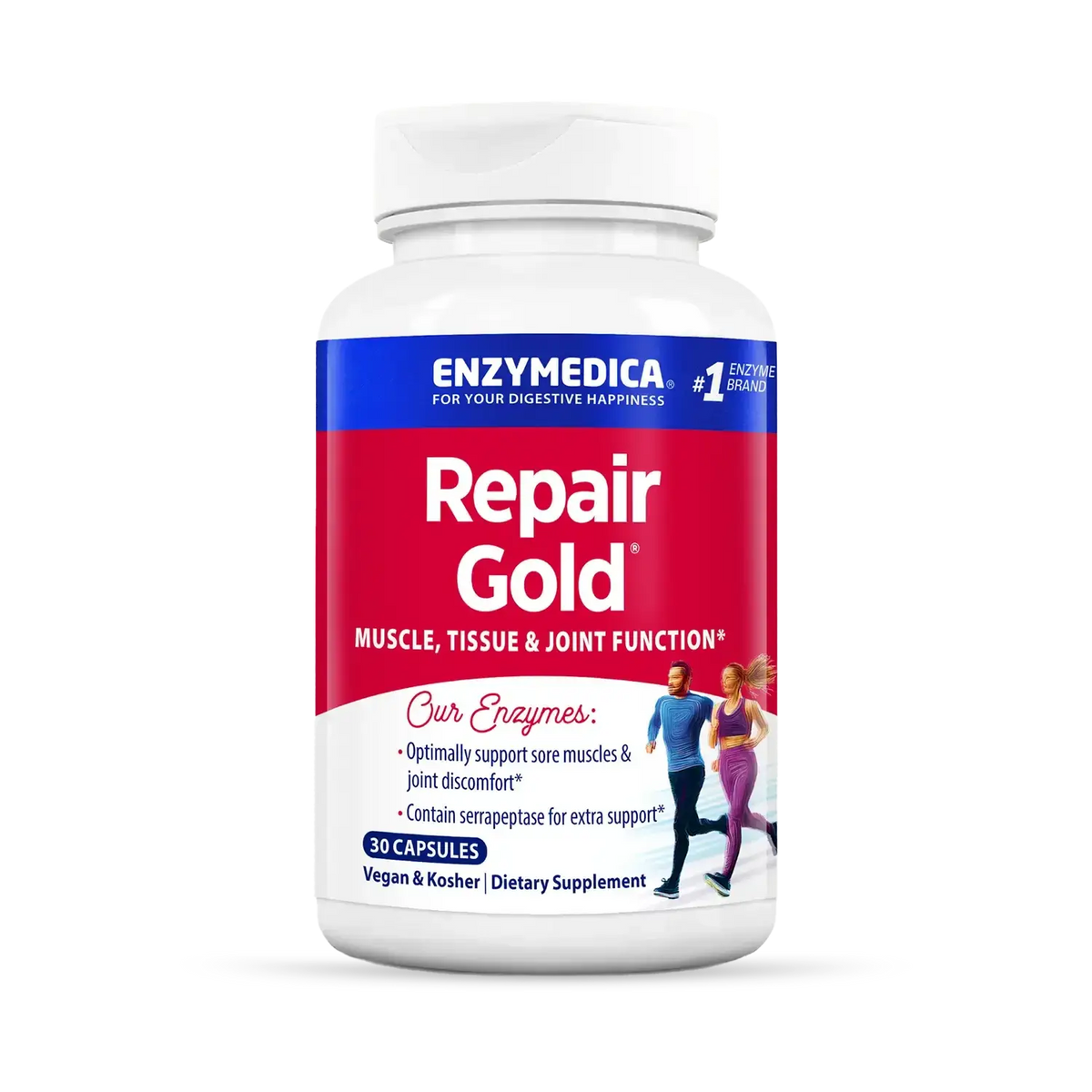 Enzymedica Repair Gold™ 30 Capsules | Systemic Enzyme Tissue Repair Formula