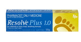 Resolve Plus Cream 30gm | 1.0% (Pharmacist Only Medicine)