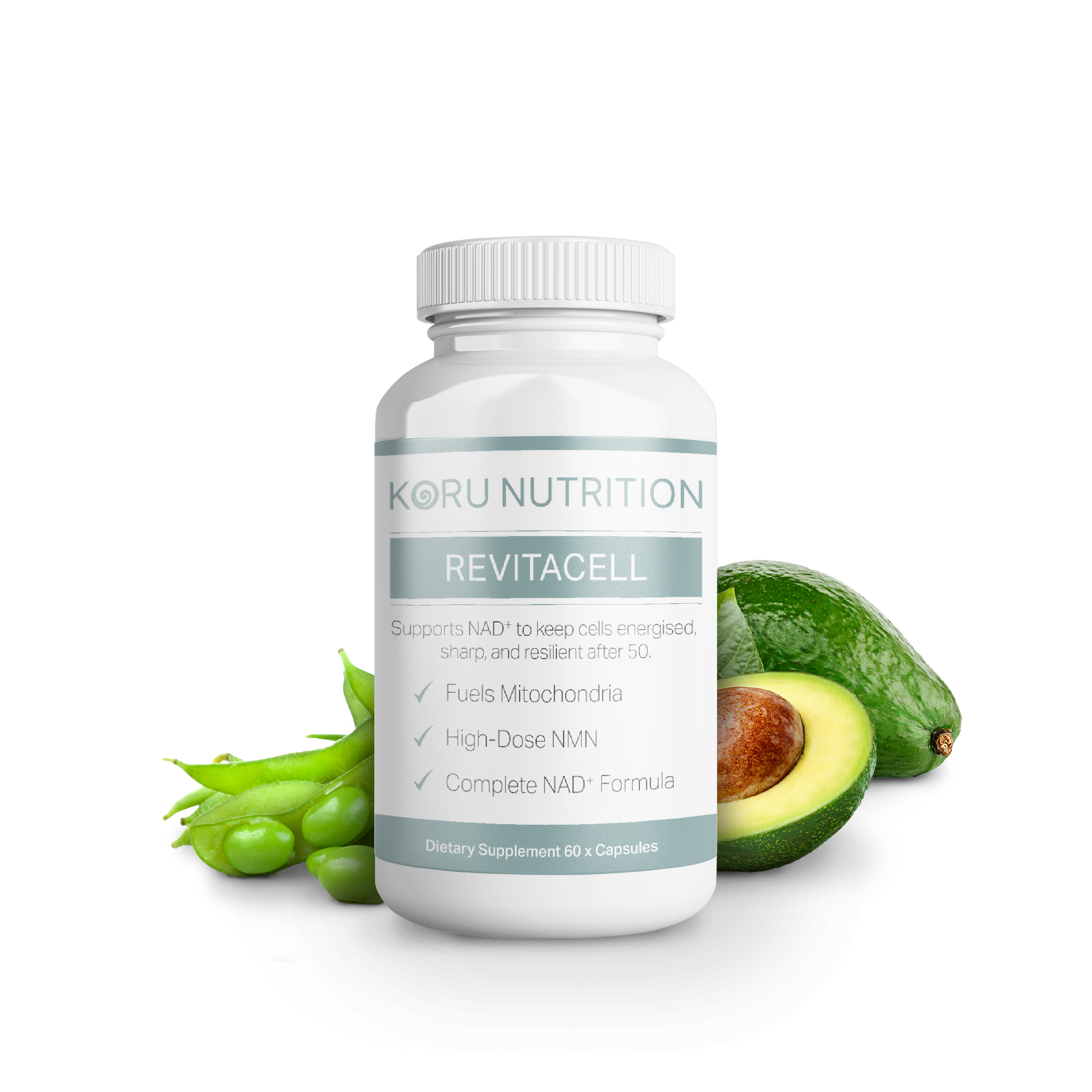 Koru Revitacell with key ingredients