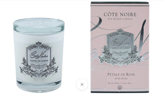 Cote Noire Votive Silver Diffuser - Rose Petal