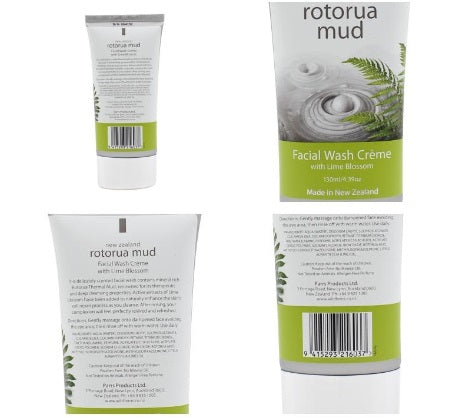 Parrs Rotorua Volcanic Mud and Lime Face Wash 130ml [Expiration Date 2027/11]