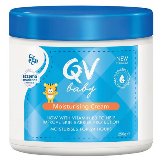 EGO QV Baby Cream 250g Baby Moisturizing Anti-Sensitive Moisturizing Cream (Round Jar)