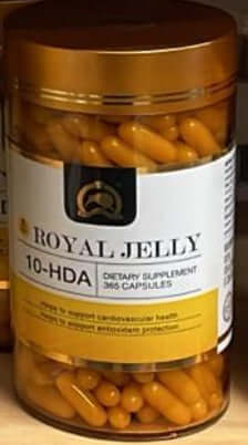 KIWI GOLDEN KIWI Royal Jelly Capsules 365 capsules (new packaging) collagen-boosting,fertility-enhancing effects,immune system benefits,issues,preventing osteoporosis,Royal Jelly Capsules