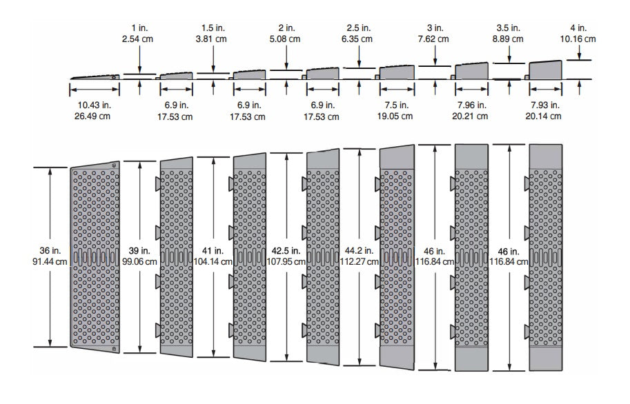 Pride Rubber Threshold Ramp