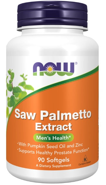 now Saw Palmetto Extract 90 Softgels