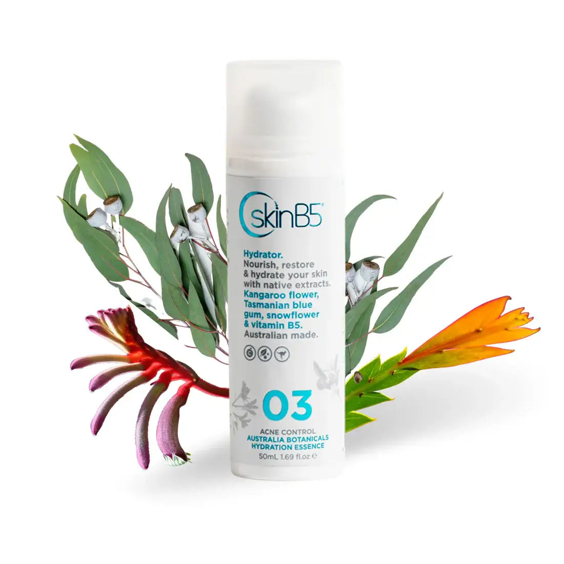 Skin B5 Acne Control Australian Botanicals Hydration Essence 50ml Acne Treatment,Clear Complexion,Clear Skin,Combination Skin,cracked skin,dry skin,dry skin cream,Dry Skin Gel,dry skin wash,Healthy Skin,Hydrating Skin Care,itchy dry skin,itchy skin,Moistu