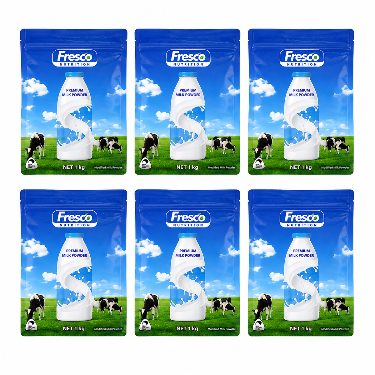 Fresco Whole Milk Powder 1kg x6 Bags
