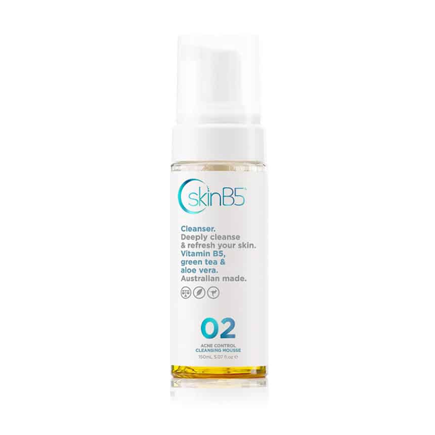 Skin B5 Acne Control Cleansing Mousse 150ml Acne Treatment,Clear Complexion,Clear Skin,Combination Skin,cracked skin,dry skin,dry skin cream,Dry Skin Gel,dry skin wash,Healthy Skin,Hydrating Skin Care,itchy dry skin,itchy skin,Moisturising Skin Care,Natur