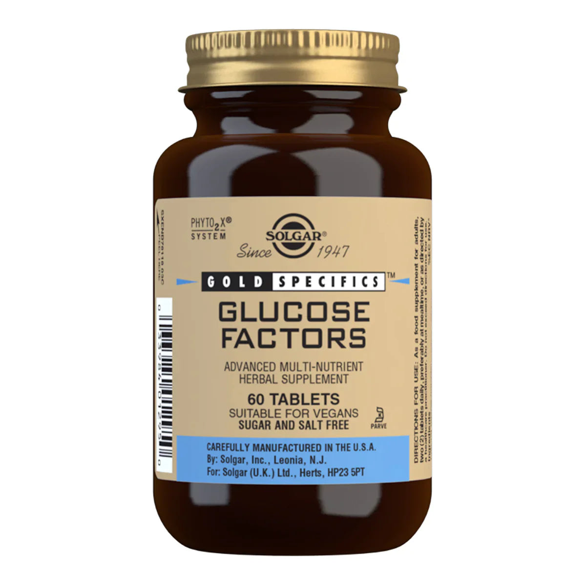 Solgar gulcose factors 60vtabs