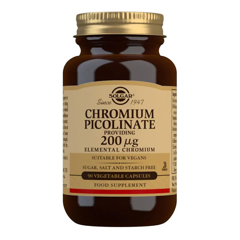 Solgar Chromium Picolinate 200 mcg 90 tablets