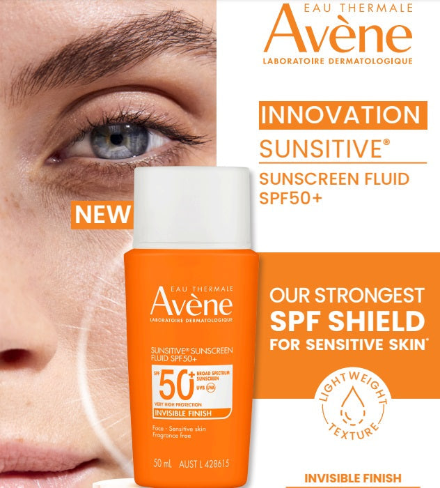 Avène Sunsitive Fluid SPF50+ 50ml