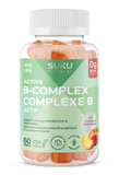SUKU Vitamins Active B-Complex 50 Gummies | Sugar-Free B Vitamin Gummies