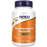NOW Saccharomyces Boulardii Probiotic 5 Billion CFU 120 Veg Capsules