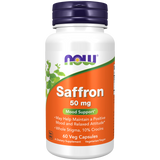 NOW Saffron 50mg (10% Crocins) 60 Veg Capsules