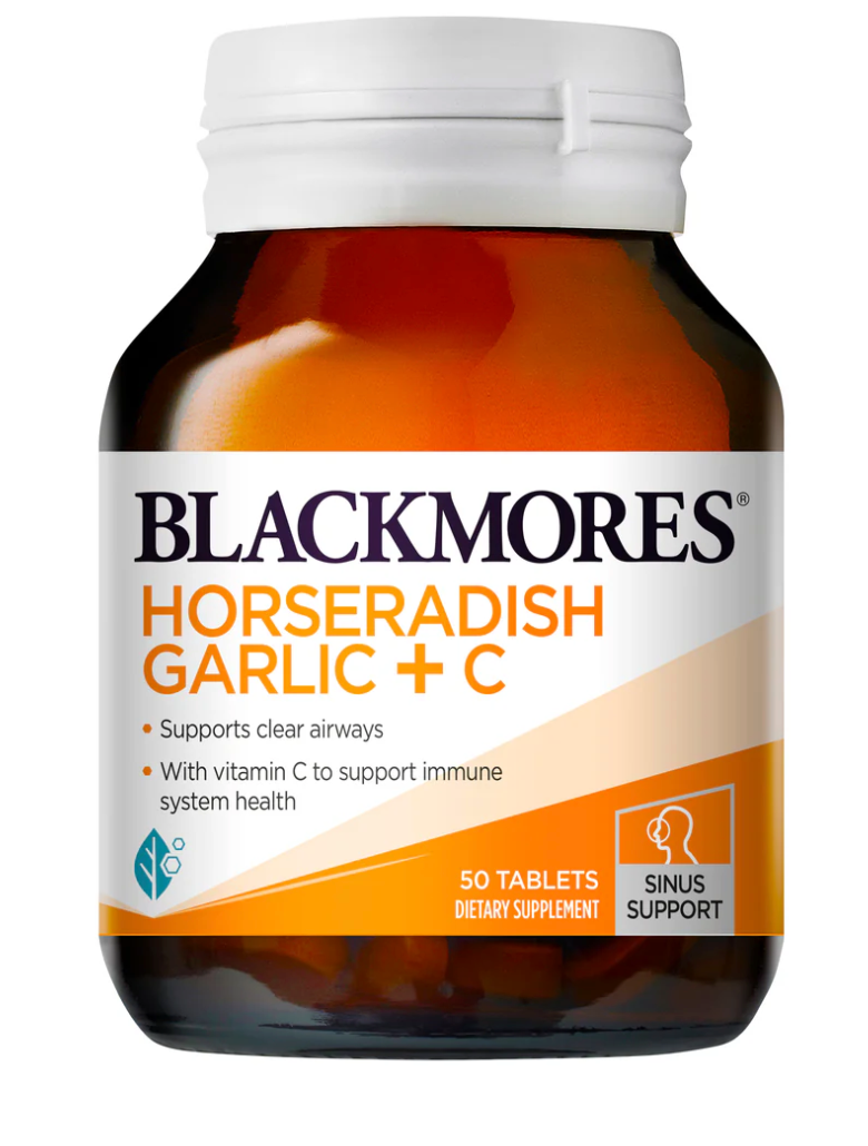 Blackmores Horseradish Garlic + C 50