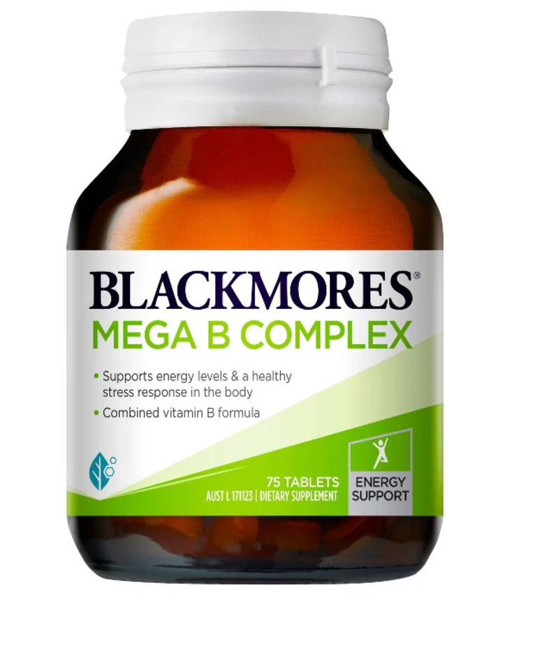 blackmores mega b complex tabs 75