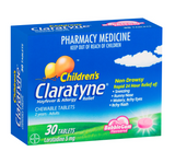 claratyne childrens chewable bubblegum 30