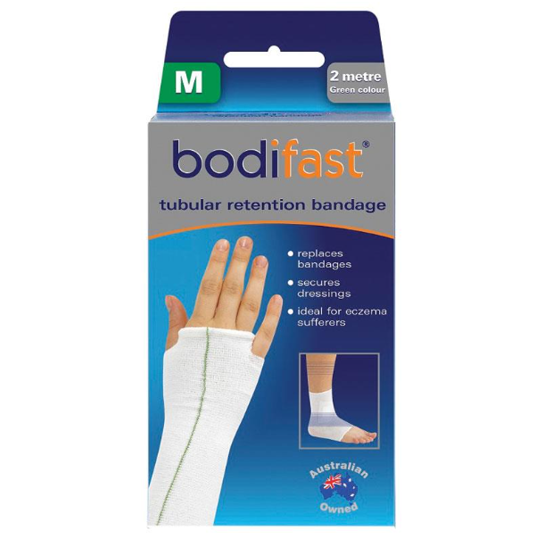 Bodifast Tubular Retention Bandage 5cm x 2m Green