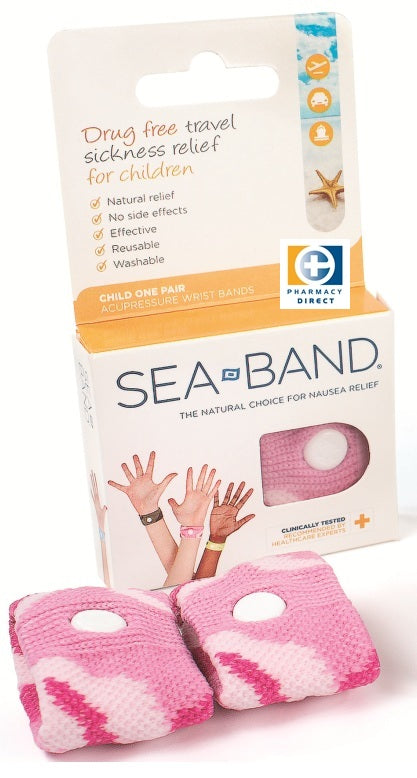 Sea-Band Nausea Relief CHILD Wrist Band - PINK