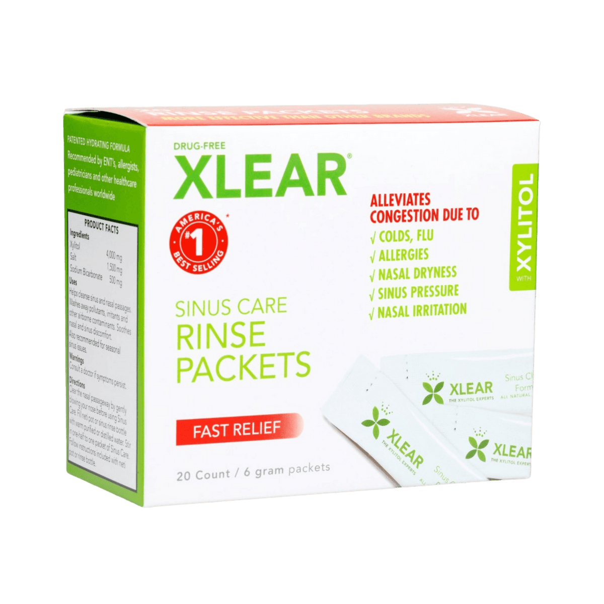 xlear Sinus Rinse  Solution 20 Refills