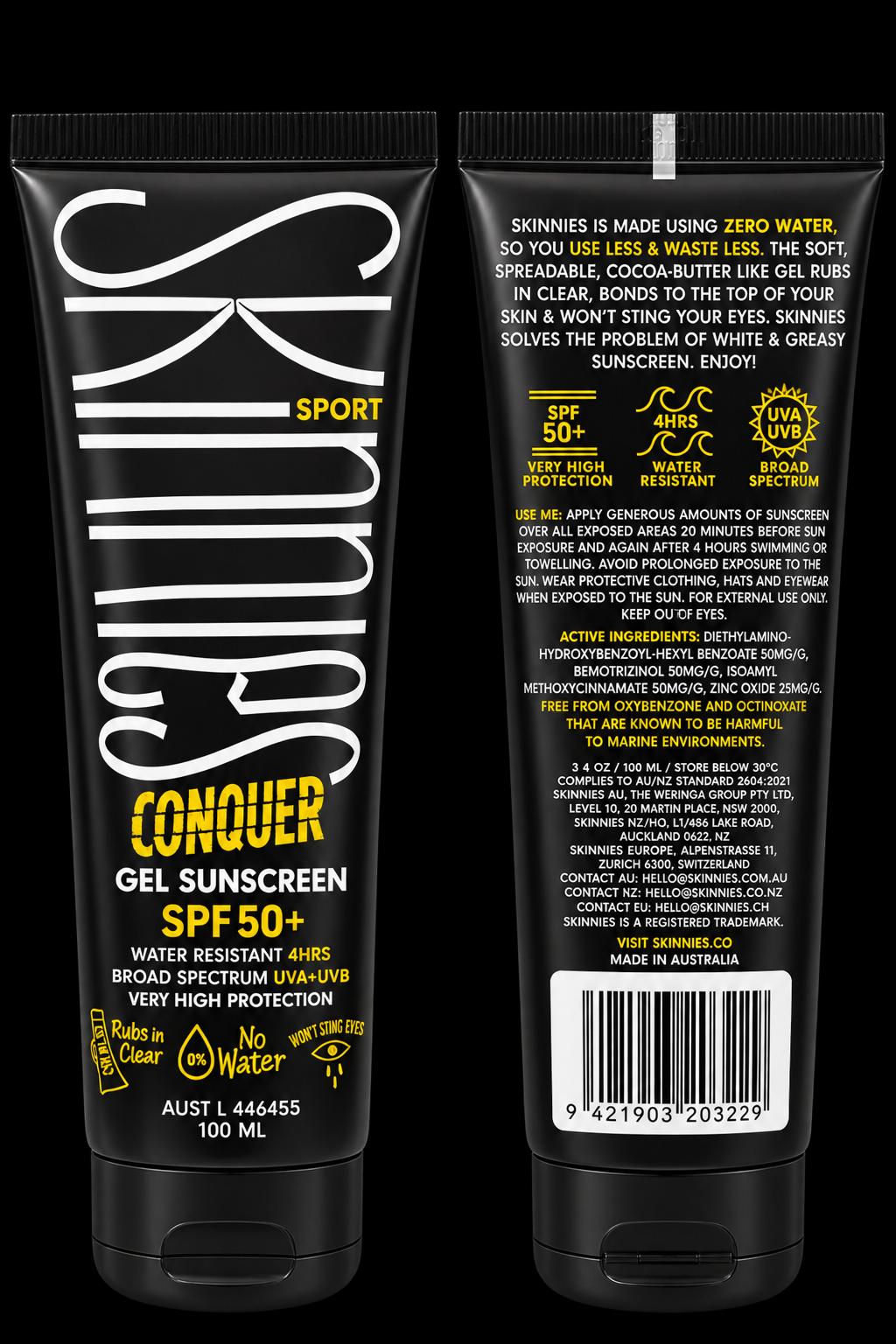Skinnies CONQUER SPF50+ 100ml