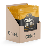 Chief Organic Grass-fed Biltong 90g (Min Order 6 Units)