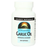 Source Naturals Garlic Oil 250 Softgels | Tasteless & Odourless Concentrated Garlic