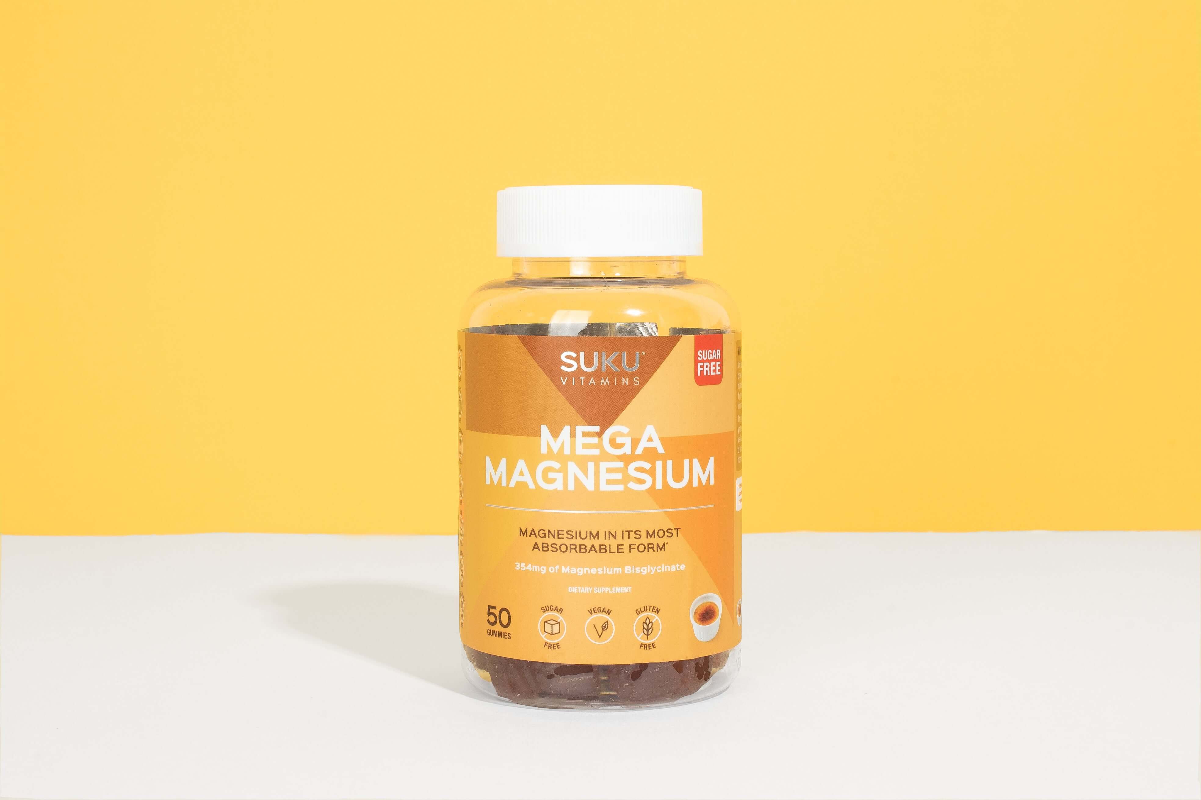 Suku Vitamins Mega Magnesium 50 gummies Berry cramp,cramp pain,cramp stop,crampeze,cramping,cramping pain,cramps,crampstop,issues,leg cramps,mega magnesium,muscle cramps,stomach cramps,suku vitamins,Suku Vitamins Mega Magnesium