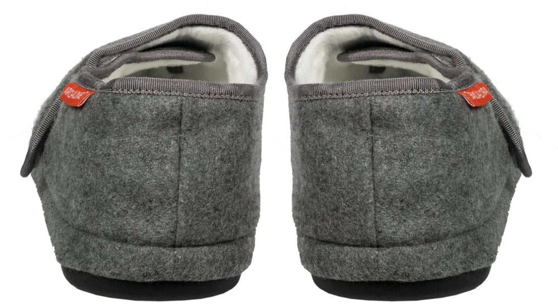 Archline Orthotic Slippers Plus, Adjustable, Grey Marl
