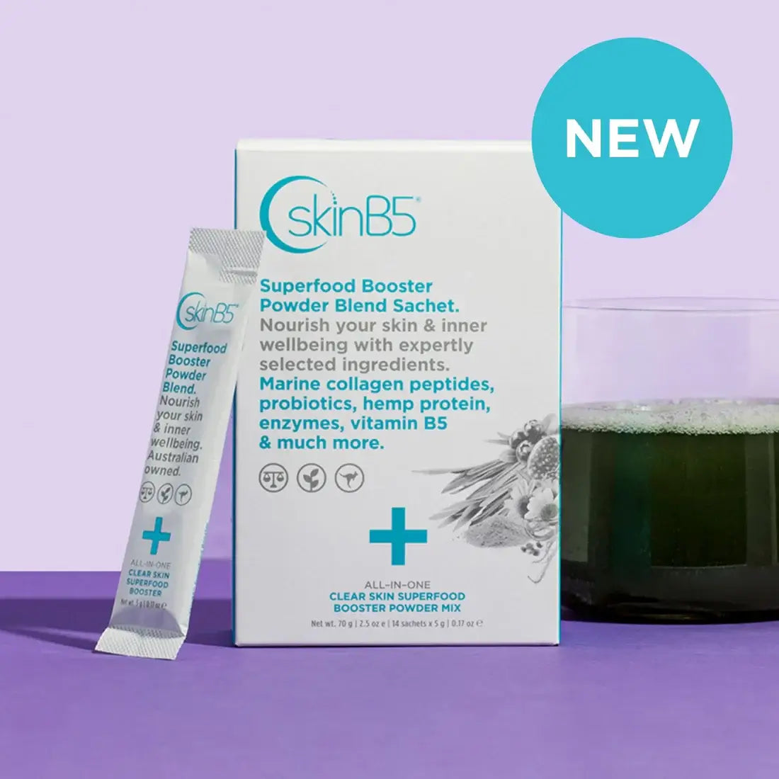 Skin B5 Clear Skin Superfood Booster Sachets Acne Treatment,Clear Complexion,Clear Skin,Combination Skin,cracked skin,dry skin,dry skin cream,Dry Skin Gel,dry skin wash,Healthy Skin,Hydrating Skin Care,itchy dry skin,itchy skin,Moisturising Skin Care,Natu