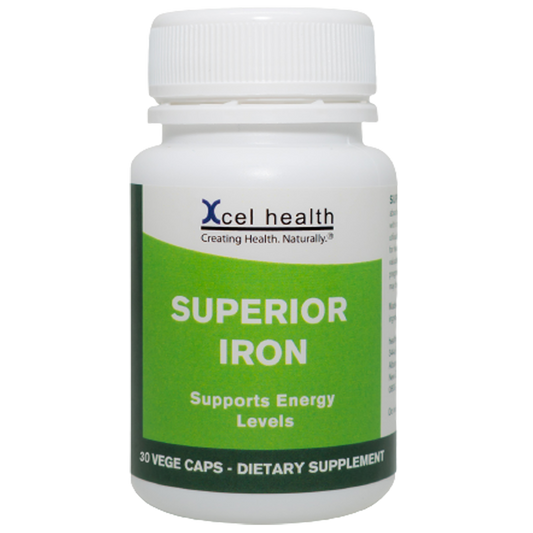 Xcel Superior Iron 30 veg capsules