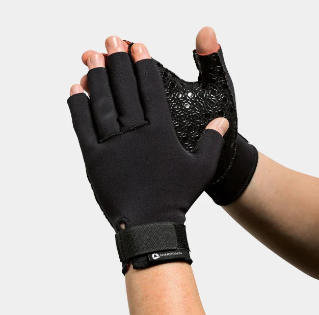 Thermoskin Gloves Provide Warm Even Compression For Arthritis Pain Relief