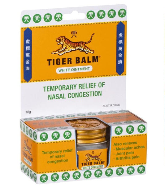 Tiger Balm Analgesic White Mild Ointment 18g