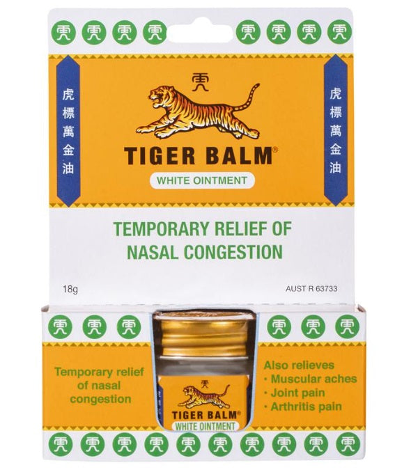 Tiger Balm Analgesic White Mild Ointment 18g