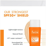 Avène Sunsitive Sunscreen Tinted Fluid SPF 50+ 50ml