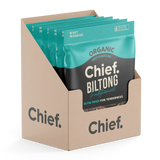 Chief Organic Grass-fed Biltong 90g (Min Order 6 Units)