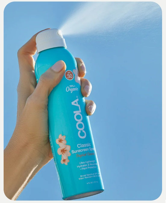 Coola Classic Body Organic Sunscreen Spray SPF30 Tropical Coconut