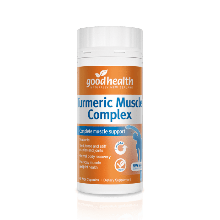 Good Health Turmeric Muscle Complex 60 Caps - DominionRoadPharmacy