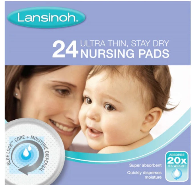 Lansinoh Ultra Thin Dry Nursing Pads 24s