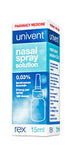 Univent Nasal Spray 15 ml cold,cold &flu,cold and cough,cold and flu,coldandcough,coldandflu,issues,nasal,nasal congestion,nasal spray,nasal wash,post nasal drip,REX medical ltd,runny nose