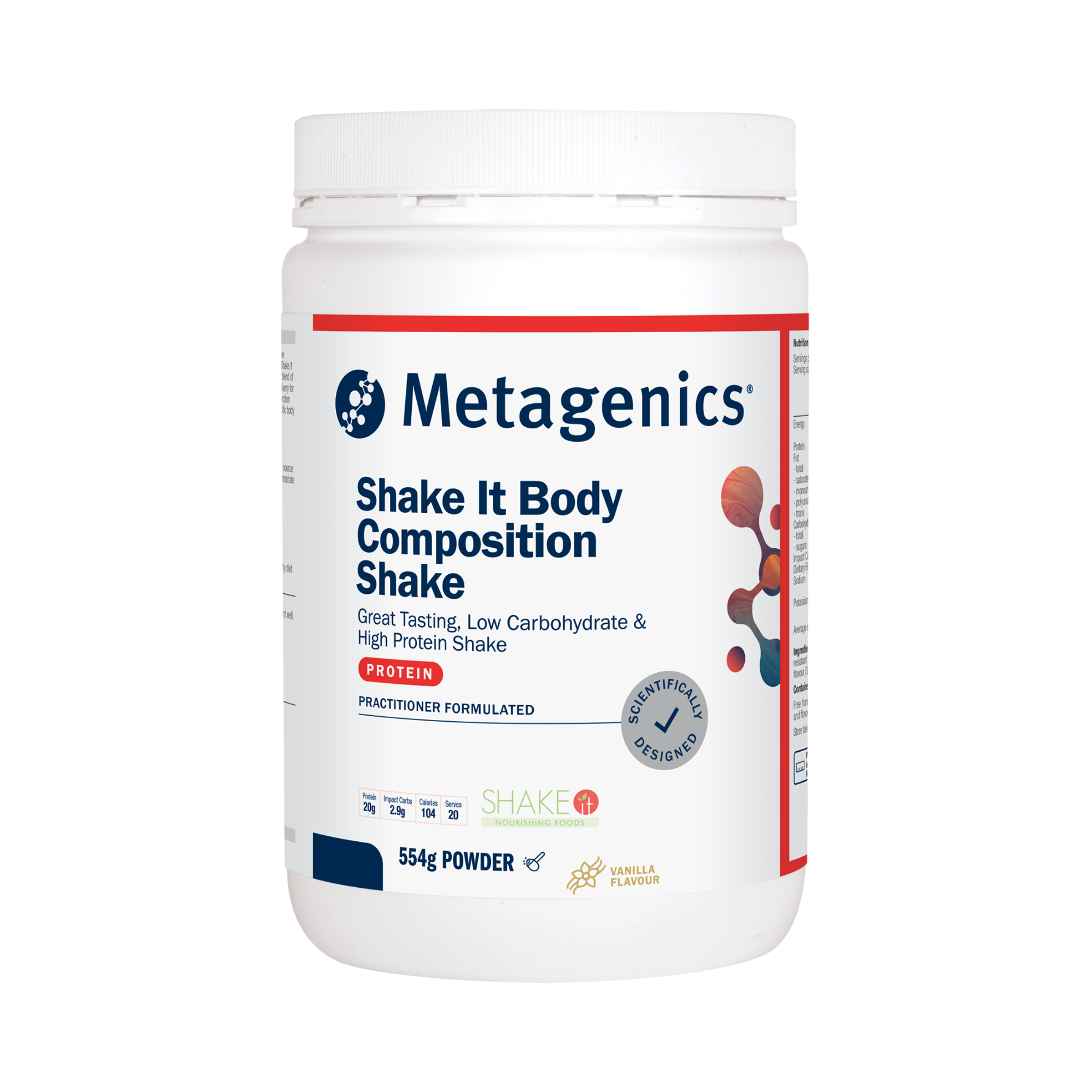 Shake It Vanilla 554g Powder